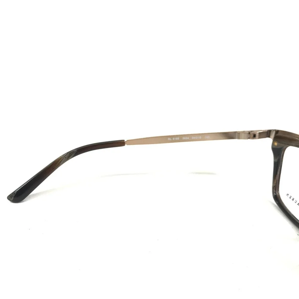 Ralph Lauren Eyeglasses Frames RL 6165 5634 Brown Horn Gold Cat Eye 54-16-140